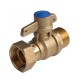 Water Meter Brass Straight  Ball valve