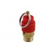 Professional Brass Red (Yellow)Hat Male Thread Mini Air Compressor Pressure Safety Relief Valve