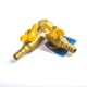 Brass Ball Valve  Brass Body Brass Color yellow Handle Weight Material Gas Valve